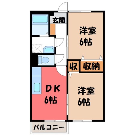 エトワール Ⅱの物件間取画像